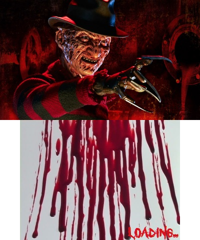 Freddy Krueger loading screen