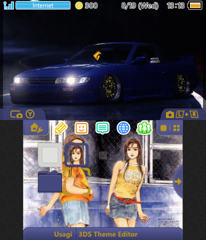 Initial D Impact Blue