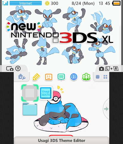 Pokemon: Riolu Theme New 3DS XL