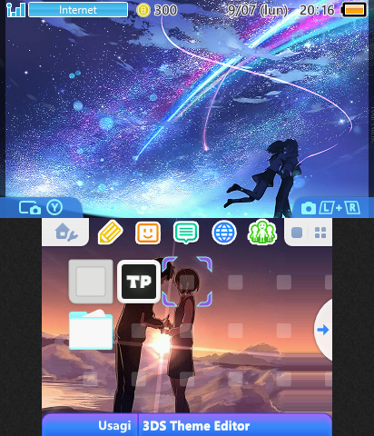 Your Name Kiss Theme