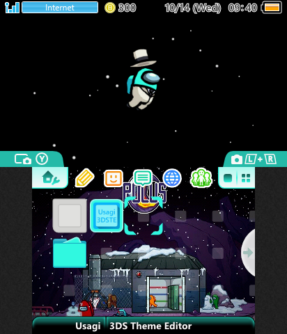 Among Us Light Blue Theme