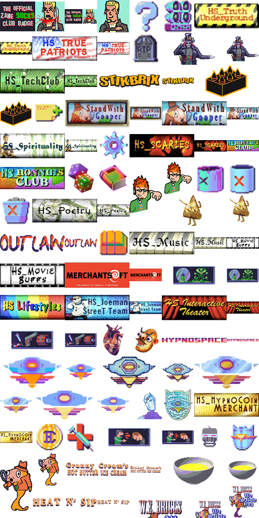 Hypnospace Outlaw Badges