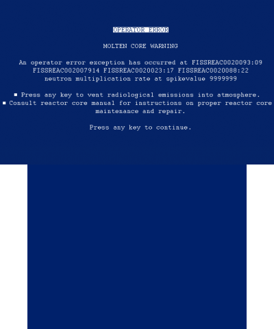Molter Core BSOD Aperture