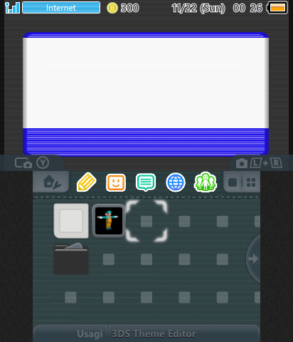 DSi Settings Theme - Blue