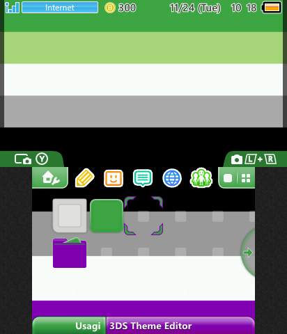 Aromantic+Asexual Flag Theme
