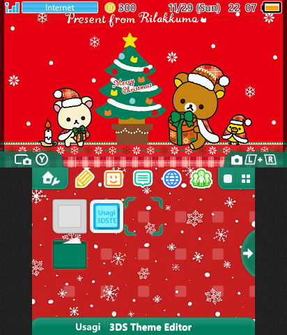 Rilakkuma Winter Christmas Theme