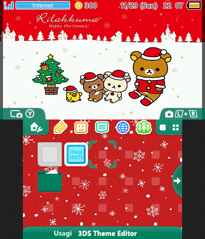 Rilakkuma Christmas Santa Theme