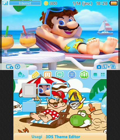 Mario at beach