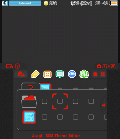 Minimalist Red & Grey