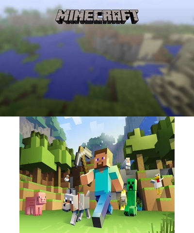 Minecraft old title 360 cover