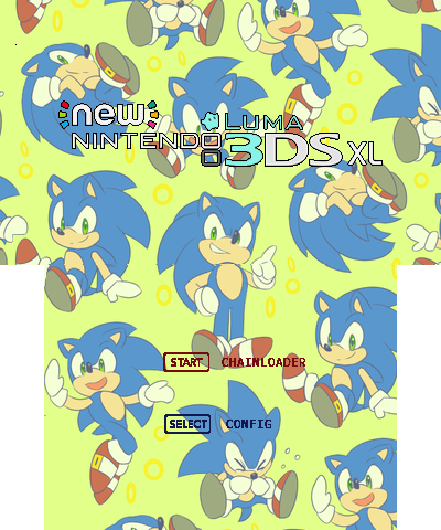 Kawaii Sonic Splash N3DSXL