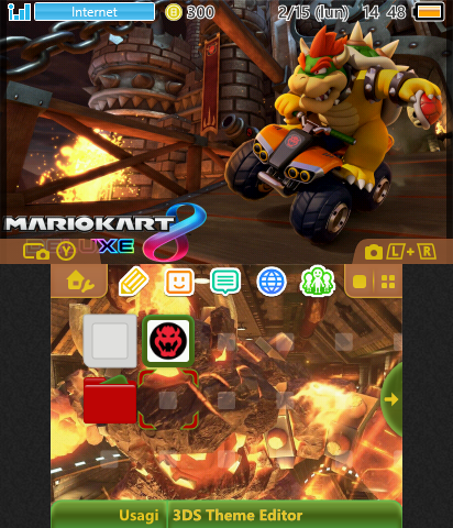 Bowser MK8 Deluxe Title Screen