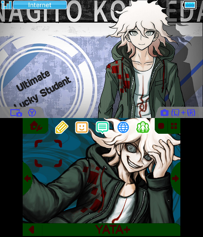 nagito komaeda for the 3ds