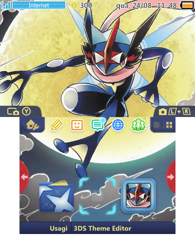 Pokémon Ash-Greninja/Shiny Greninja Chrome Theme - ThemeBeta