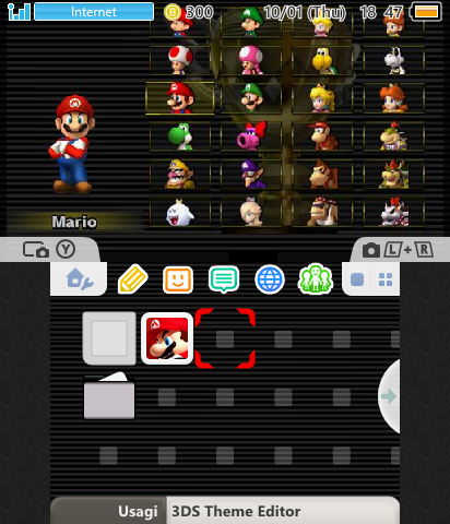 Mario Kart Wii Character Select