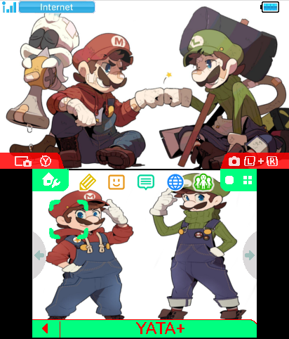 Mario and Luigi Brothers For Eve