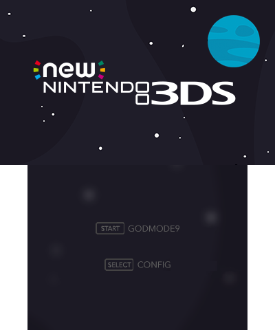 Space - New 3DS with Godmode9