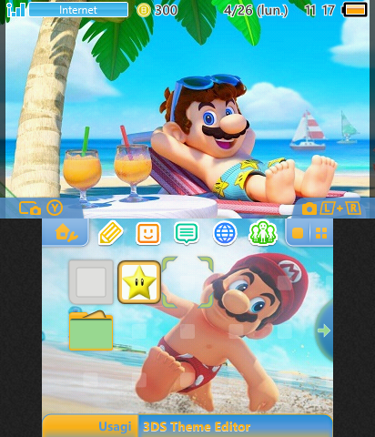 Mario at the Beach