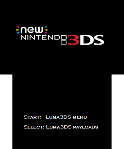 Minimalistic New 3ds Splash