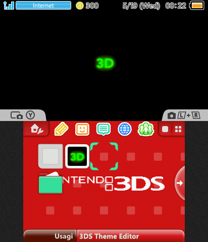 OG Nintendo 3DS Red Theme