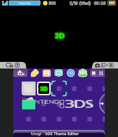 OG Nintendo 3DS Purple Theme