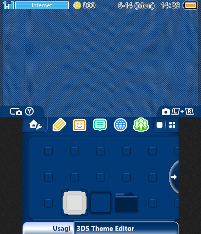Metallic Blue Theme