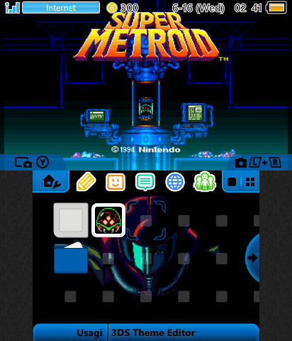 Super Metroid Classic Blue