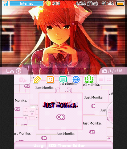 Just Monika.