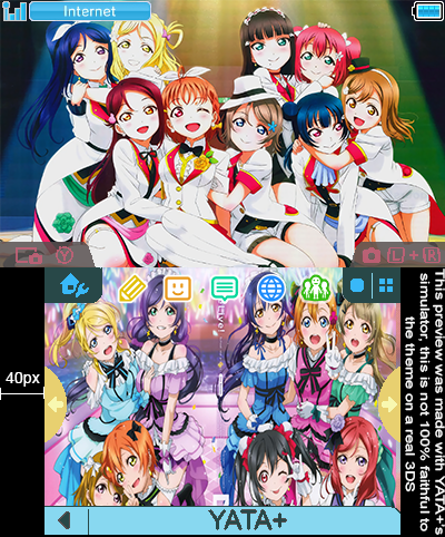 love live-µ's x Aqours