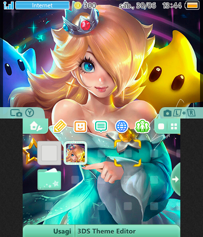 rosalina princess theme 3ds niny