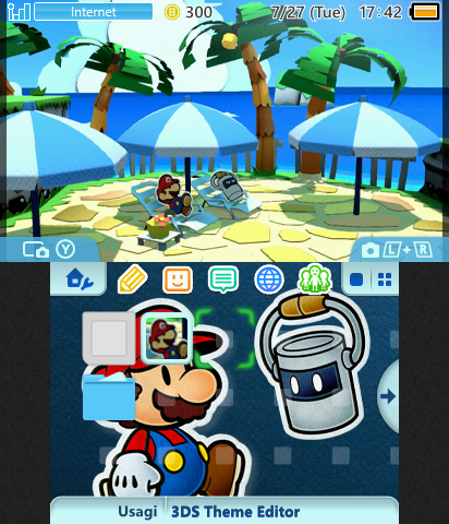 Paper Mario - Bloo Bay Beach