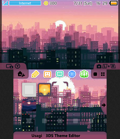 Pixel Sunset | Theme Plaza