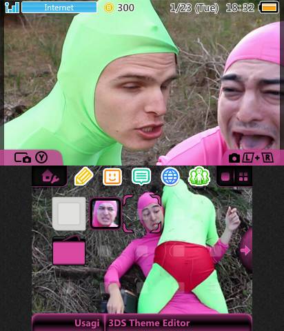 Pink guy theme