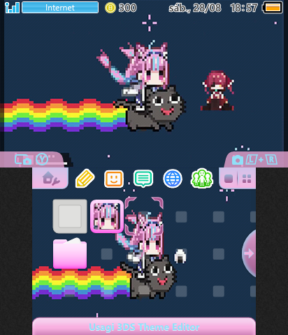 Minato Aqua Nyan Cat