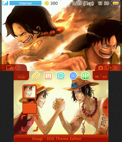 Ace & Luffy Fight!