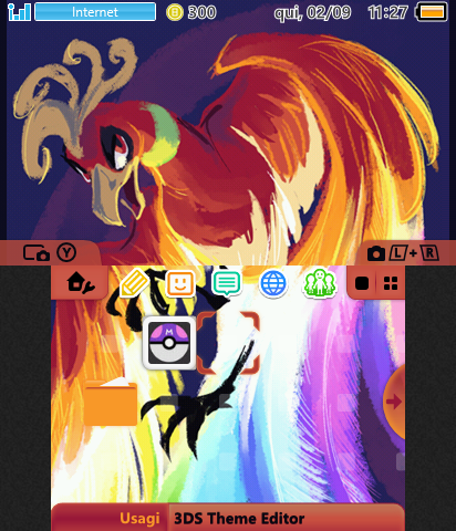 Ho-oh Colorful theme