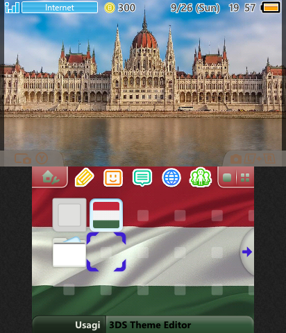 Hungarian Panorama & Flag