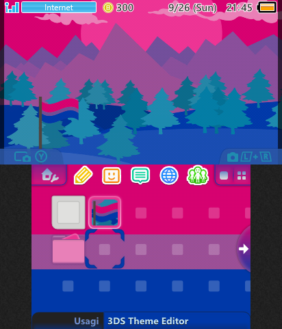 Bi Landscape & Flag