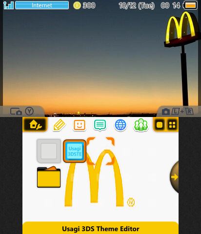 a beautiful McDonald's theme