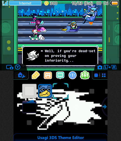Deltarune Berdly Fight