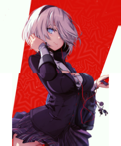 2B Shujin Student by Bloodedge_