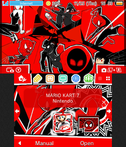 Spiderman meets Persona 5