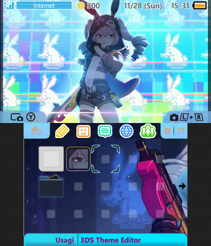 Haxxor Bunny Honkai Impact theme
