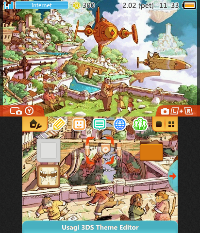 Solatorobo - Idillic town