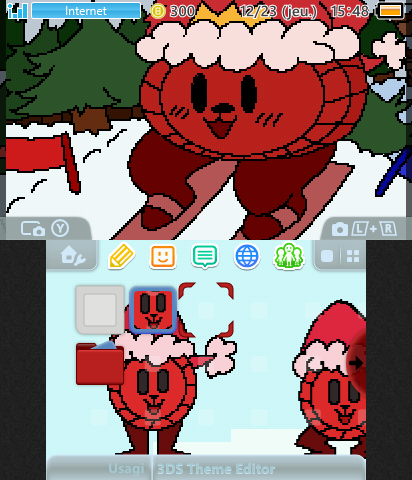 Deltarune Winter theme