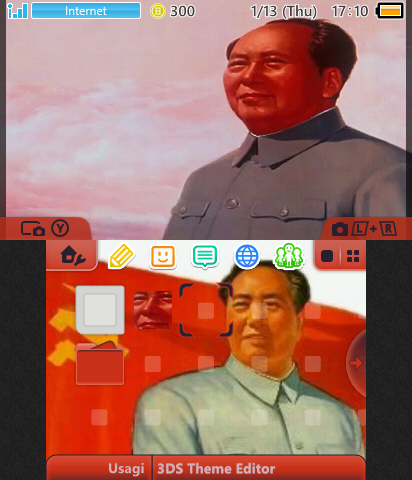 Mao Red Sun in the Sky
