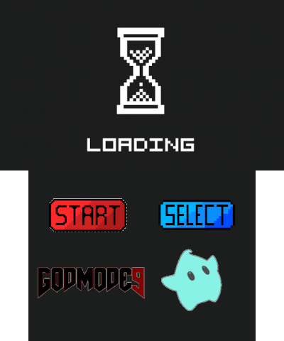 Loading Pixel art Splash