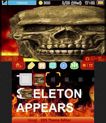 THE SKELETON APPEARS