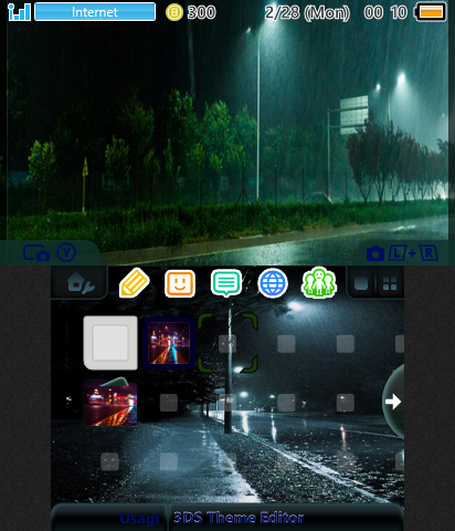 [Relaxing] Rain At Night Theme