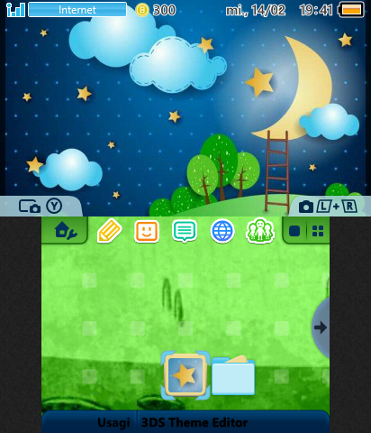 Cartoon Moon & Star Theme.